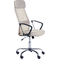 Beliani PIONEER - Bureaustoel-Beige-Polyester