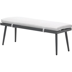 Sportbank voor Barcelona - carbon black - valley sand