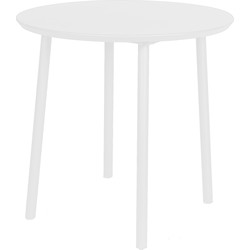 George table diameter80x75 cm alu white - Max&Luuk