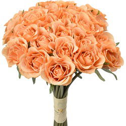 Clayre & Eef Kunstbloem 30 cm Oranje Kunststof