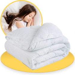 Mijn Eerste Grote Kinderdekbed Cozy Cotton 140x200 cm (Wasbare katoen)-1-persoons (140x200 cm)