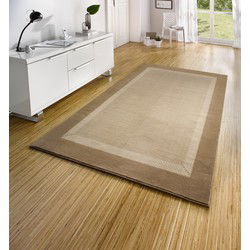 Laagpolig vloerkleed - Designer Velours - Beige - 120x170 cm