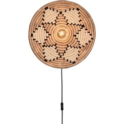 Wandlamp Andros - Naturel/Wit - Ø45cm