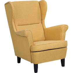 Beliani ABSON - Fauteuil-Geel-Polyester