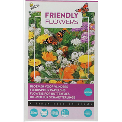 Grow gifts zaden strooidoosje friendly flowers zomerbloemen 100 gram