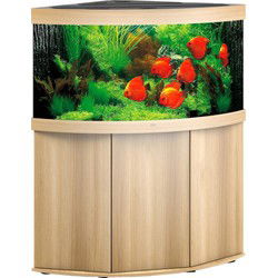 Juwel aquarium Trigon 350 LED met filter licht eiken