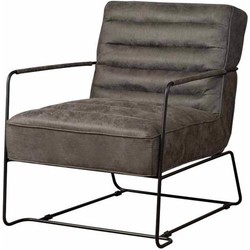 Tower living Bari Fauteuil - Jackson 101 Anthraciet