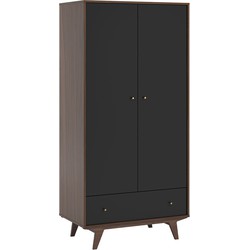 Kast met 2 deuren 1 lade Mid - H185 cm