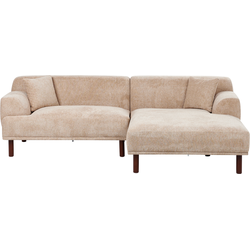 Beliani HOLT - Hoekbank-Beige-Polyester