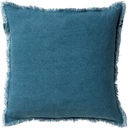 Dutch Decor BURTO - Kussenhoes 45x45 cm - gewassen katoen - Provincial Blue - lichtblauw - Dutch Decor