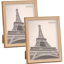 Arte Fotolijstje - 3x - goud - 23 x 28 cm - voor foto van 20 x 25 cm - Fotolijsten