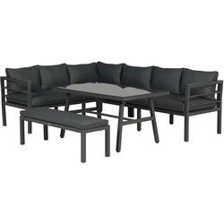 Garden Impressions Blakes lounge/dining set 4-delig - /reflex black