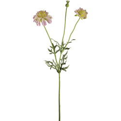 Kunstbloemsteel paarse scabiosa H50