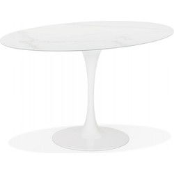 CHAMAN design eettafel 160x105x73 cm Wit