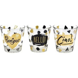 Cerve Columbia Meetings shotglas - 8,5 cl - Set-3