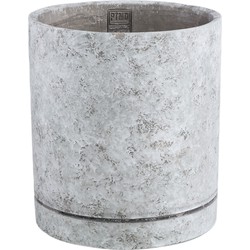 PTMD Vik Grey cement cylinder pot round XL