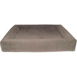 BIA BED FLEECE OVERTREK HONDENMAND TAUPE BIA-80 100X80X15 CM