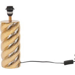 Housevitamin Twisted Candy Table Lamp - Ceramics- Gold