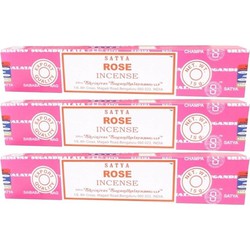 36 Nag Champa wierookstokjes Rose 15 gram - Wierookstokjes