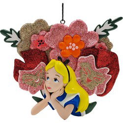 Ornament disney Alice kunststof h10 cm