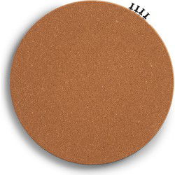 Zeller prikbord/wandbord rond - incl. punaises - 30 cm - kurk - Prikborden