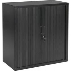 Kleine CLASSIFY kantoorkast met gordijntjes 80x43x72 cm
