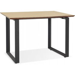 Rechter directiebureau GIMINI 130x70x755 cm Beige
