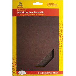 Deltafix Anti-krasvilt -1x A4 knipvel - bruin - 210 x 297 mm - Meubelviltjes