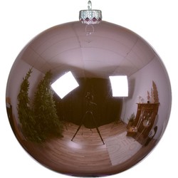 Kerstballen glas d15 cm fris lila I