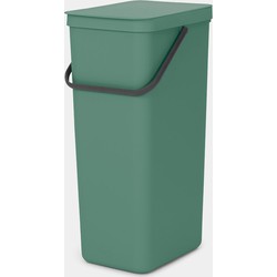 Sort & Go afvalemmer, 40 liter - Fir Green