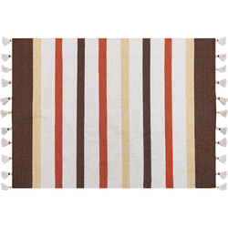 HISARLI  - Vloerkleed - Lichtbeige - 140 x 200 cm - Katoen