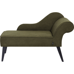 Beliani BIARRITZ - Chaise longue-Groen-Polyester