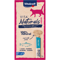 Vita Naturals Liquid Snack Zalm 5x dierensnack - Vitakraft