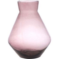 Hakbijl Glass Bloemenvaas Alexandra - transparant - glas - 19 x 25 cm - Vazen