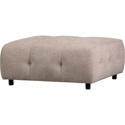 WOOOD Hocker Louis - Polyester - Mauve - 43x90x90