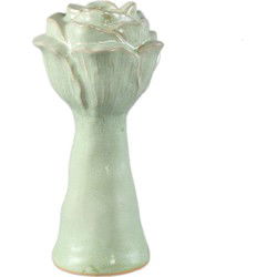 PTMD Vaas Minerva - 13x13x25 cm - Keramiek - Groen