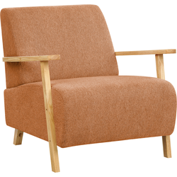 Beliani LESJA - Fauteuil-Oranje-Polyester