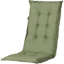 Kussen lage rug Basic groen 105 cm x 50 cm (4 stuks)