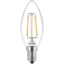 Philips CLA E14 LED Kaarslamp 2-25W B35 827 Extra Warm Wit