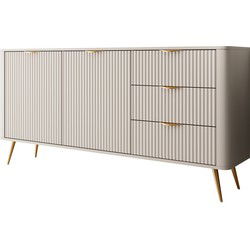 Meubella - Dressoir Lima - Beige - 163 cm