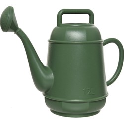 Decoris Gieter - donkergroen - kunststof - 12 liter - 44 x 27 x 39 cm - Gieters