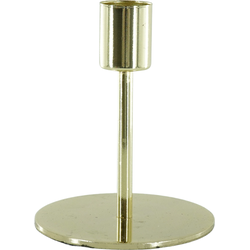 Candleholder - Basic - Metal - Gold - 8x8x10cm