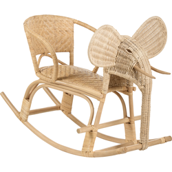 AMPOLLINO - Schommelstoel - Natuurlijk - Rotan