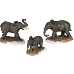 Elephant family 3 stuks - l11xb6xh8cm