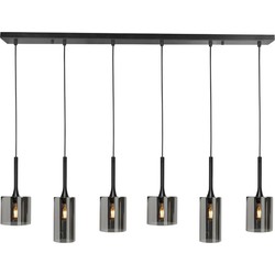 Highlight - Diverso - Hanglamp - E14 - 110 x 35  x  130cm - Zwart