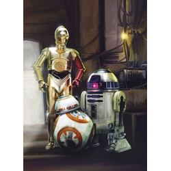 Sanders & Sanders fotobehang Star Wars grijs en bruin - 184 x 254 cm - 612287