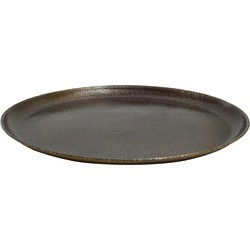 PTMD Winth Ronde Schaal - H2 x Ø50 cm - Ijzer - Messing