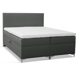 Springcrest® Luxe Boxspringset met Opbergruimte - Bed - 180x210 cm - Antraciet
