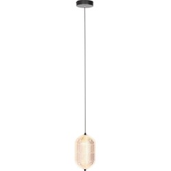 Retro Hanglamp Geripu Amberkleurig