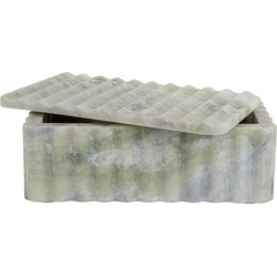 Woonaccessoire Rectangle - Groen - 22x13x8cm